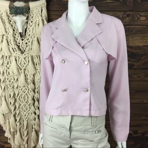 Allie Rose | Strappy Button Up Blazer‎ Jacket